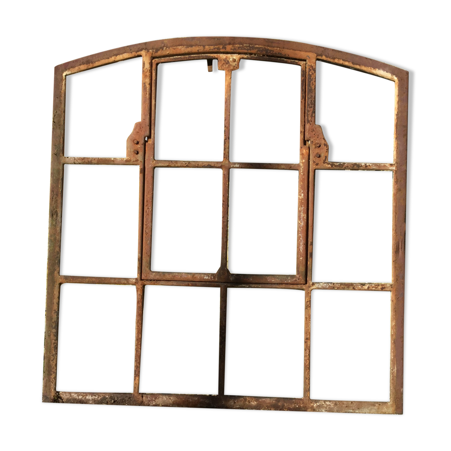 Former cast iron factory window