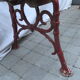 garden bench with feet in cast iron garden bench