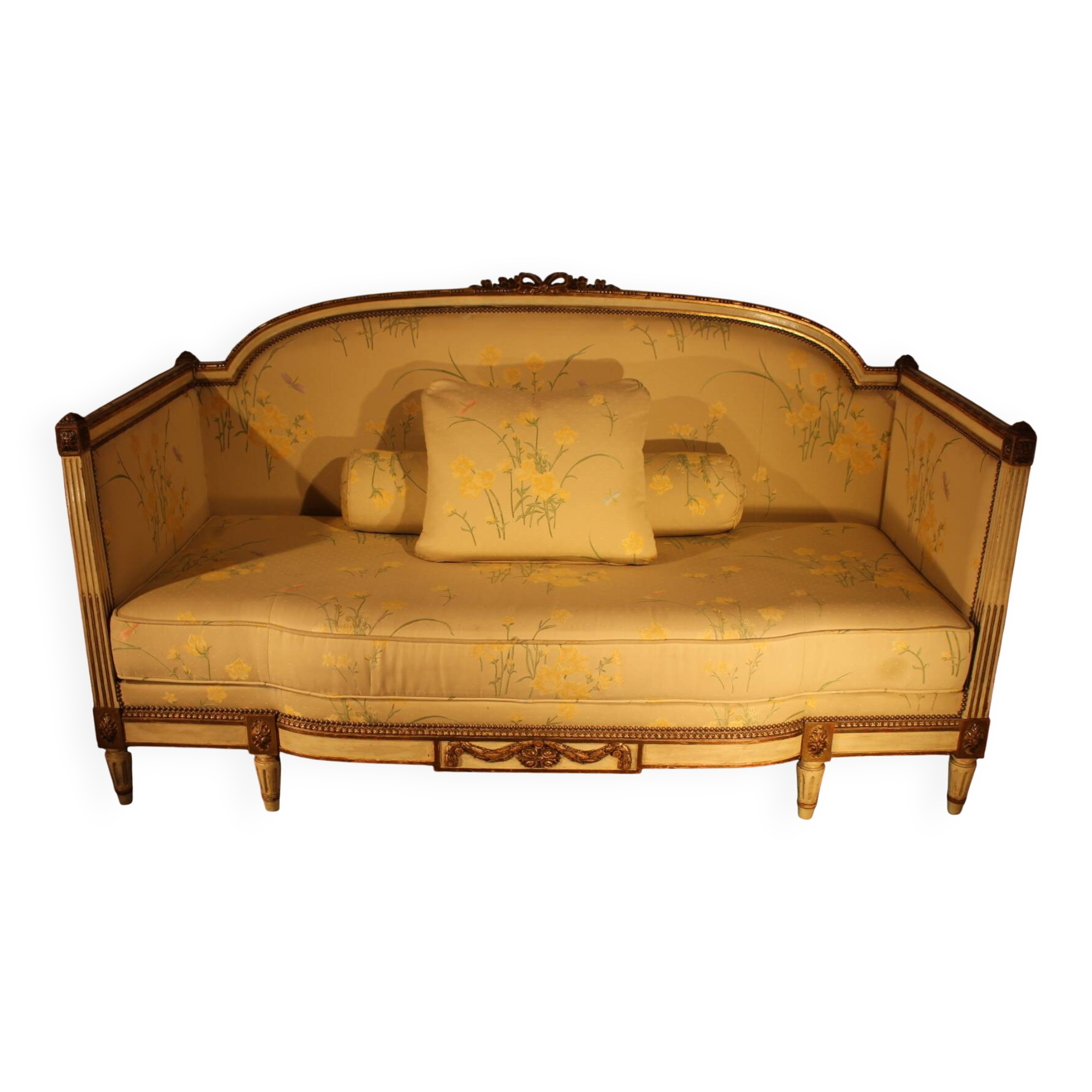 Louis XVI bergère sofa