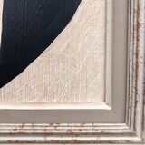 Abstract painting on panel