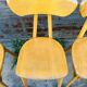 Suite de 6 chaises luterma modèle "Banane"