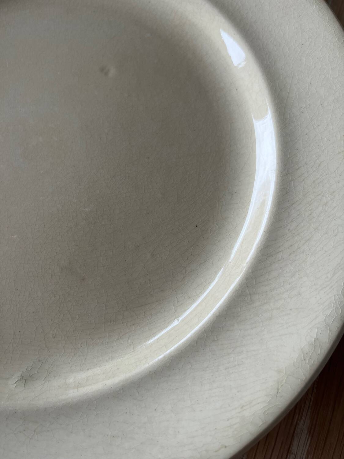 8 very old dinner plates Digoin & Sarreguemines
