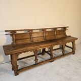 Banc chine XIXeme Orme Massif Temple