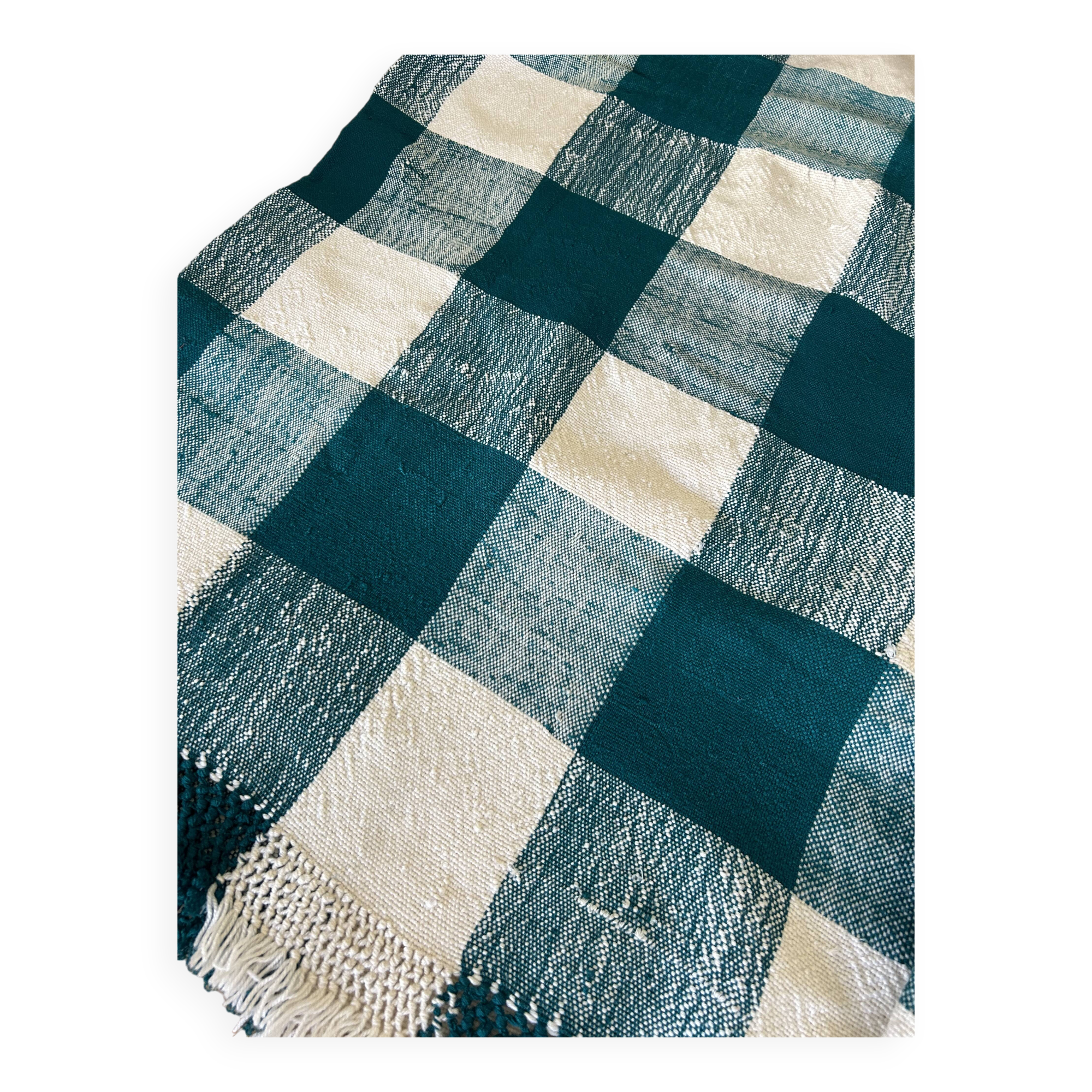 Vintage moroccan haïk blanket