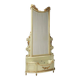 Antique neoclassical mirror in lacquered wood, 19th century
