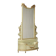 Antique neoclassical mirror in lacquered wood, 19th century