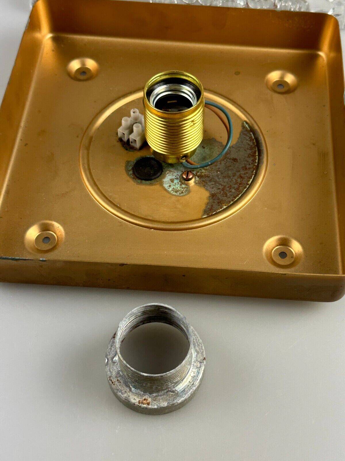 60s 70s ceiling lamp or wall lamp Germany Ice Glass Space Age Design