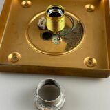 60s 70s ceiling lamp or wall lamp Germany Ice Glass Space Age Design