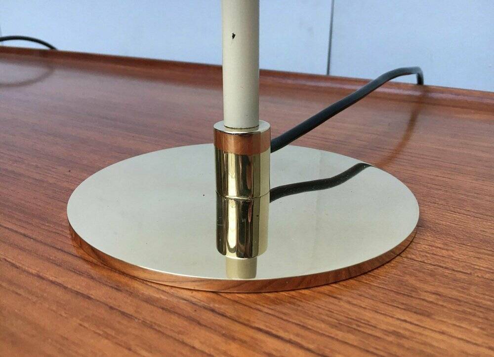 Hollywood Regency mid-century brass table lamps, 1960s, set of 2