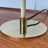 Hollywood Regency mid-century brass table lamps, 1960s, set of 2