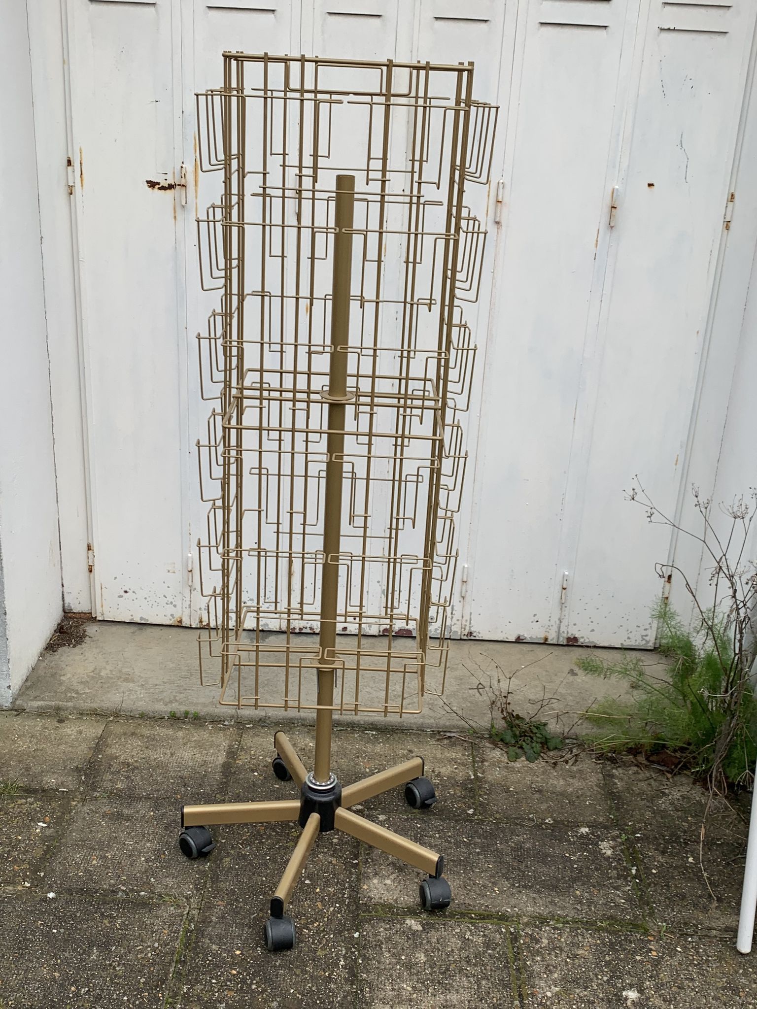 Card holder, gilded metal turnstile photo holder, industrial decoration