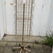 Card holder, gilded metal turnstile photo holder, industrial decoration