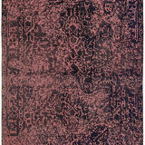 Handmade Turkish Contemporary 1980s 199 cm x 283 cm Blue Wool Carpet