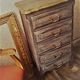 Skated grey dresser