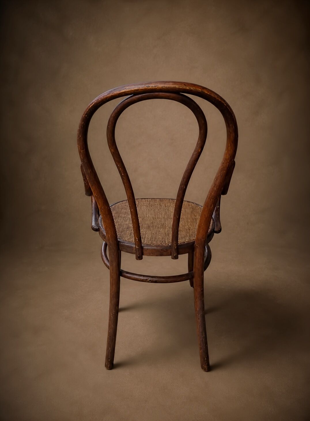 Fauteuil Viennois hêtre cintré circa 1930