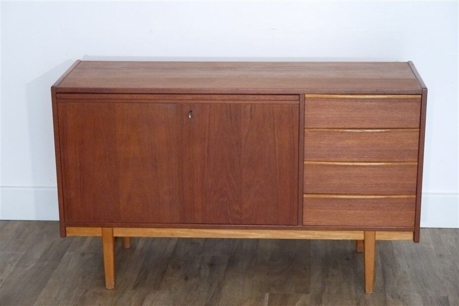 Vintage Scandinavian teak sideboard 1960