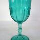 12 large vintage coloured glasses