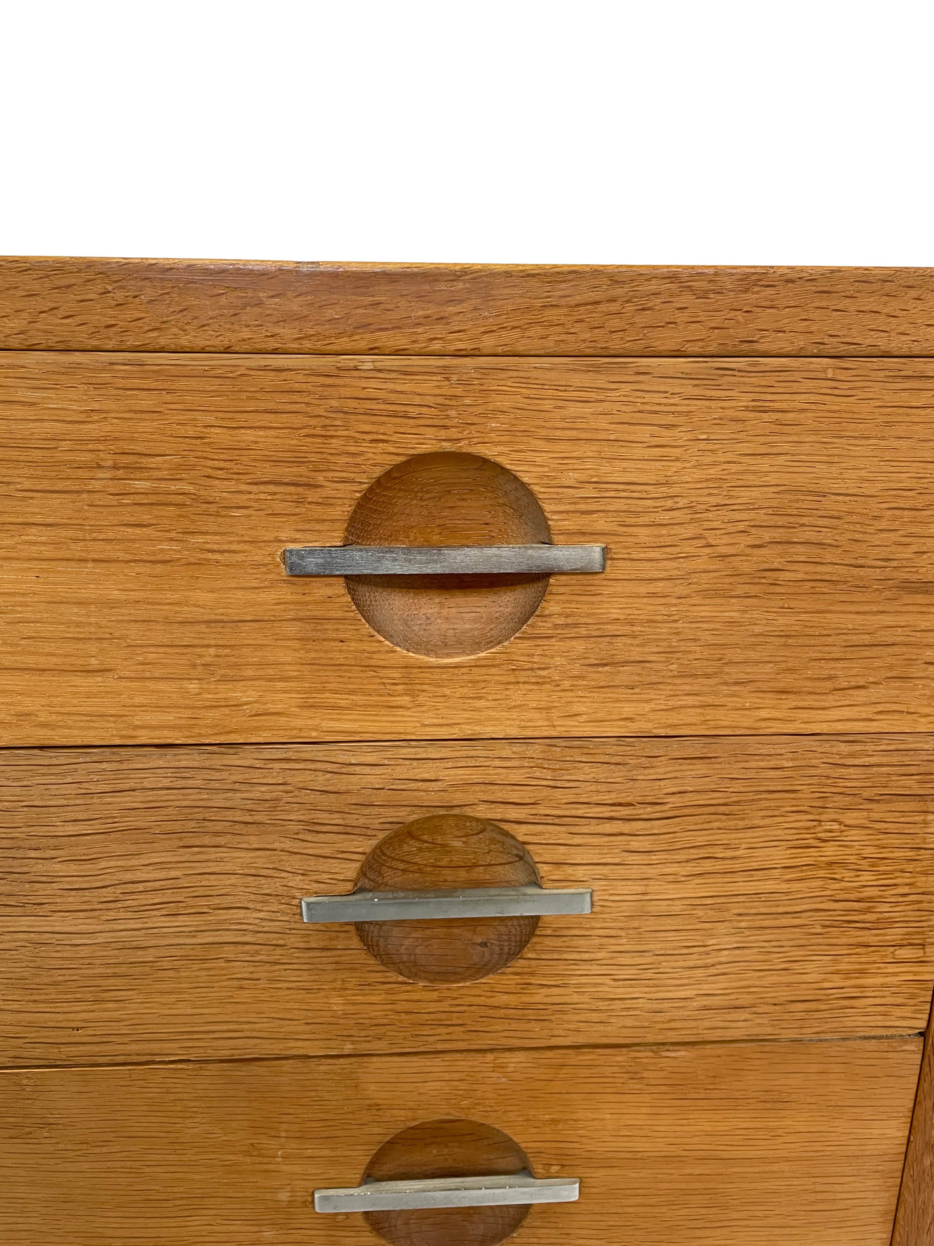 Hans J Wegner oak chest of drawers for RY Møbler, Denmark 60