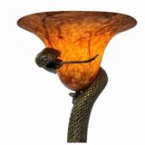 Edgar Brandt style lamp