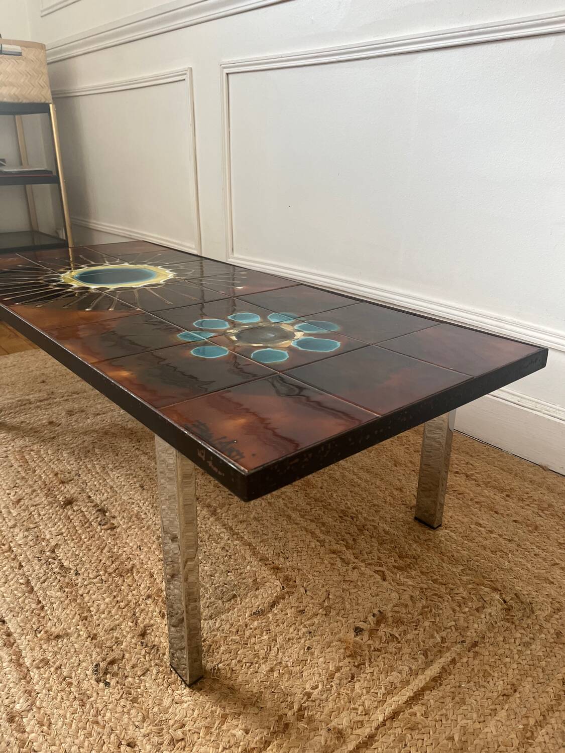 Ceramic coffee table signed BELARTI, 1960s