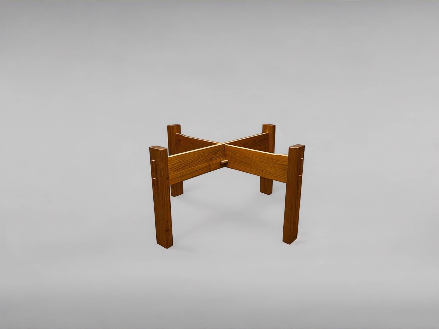 Softwood table by Erwin Egel for Dieter Güllert