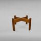 Table en bois de conifère d'Erwin Egel pour Dieter Güllert