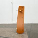 Postmodern CD storage unit in wood, metal, and plastic by Ezech, 1980s.