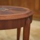 Mahogany gueridon with marquetry attributed to Maurice Dufrêne, 1930s.