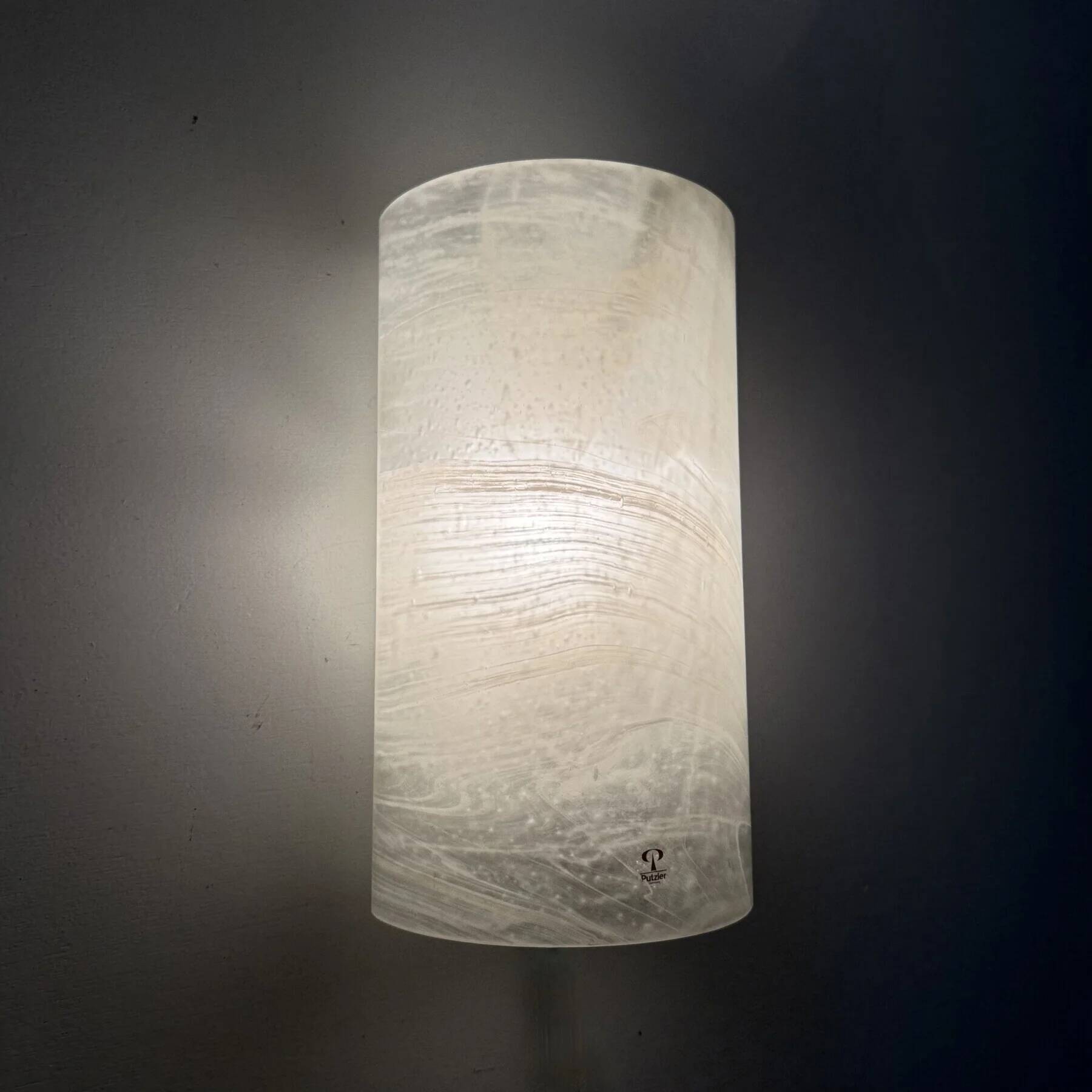 Peil & Putzer glass wall lamp sconce, 1970s