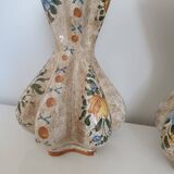 Pair of vintage earthenware vases