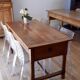 Table de ferme ancienne en bois de hêtre XIXème