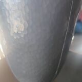 Pewter vase hammered 1930 by Pierre Amédée Plasait