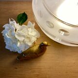 Table lamp globe vintag eblanc and gold