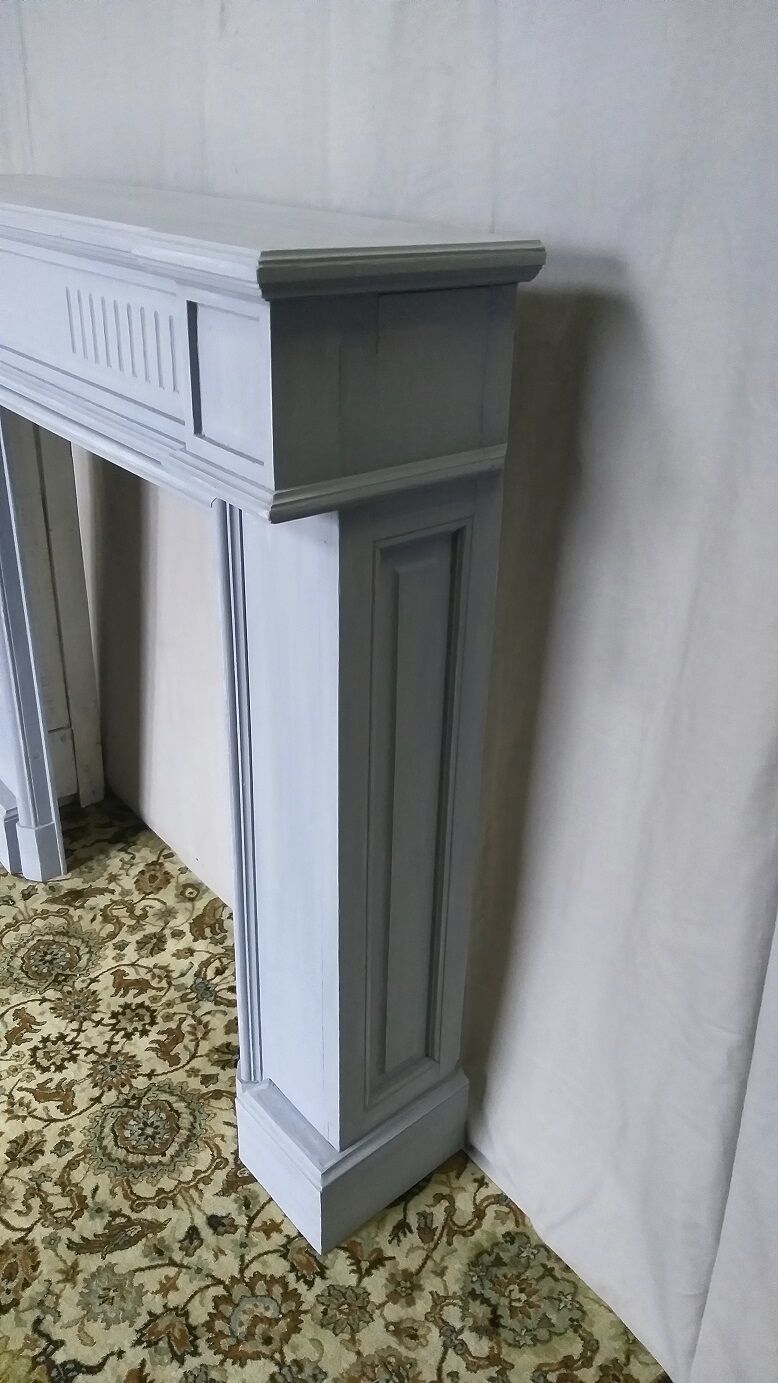 Wooden fireplace Louis XVI