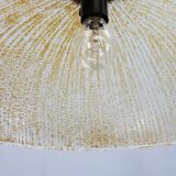 1970s Glass Pendant Light , Italy