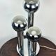 Vintage Space Age chrome table lamp 1970s