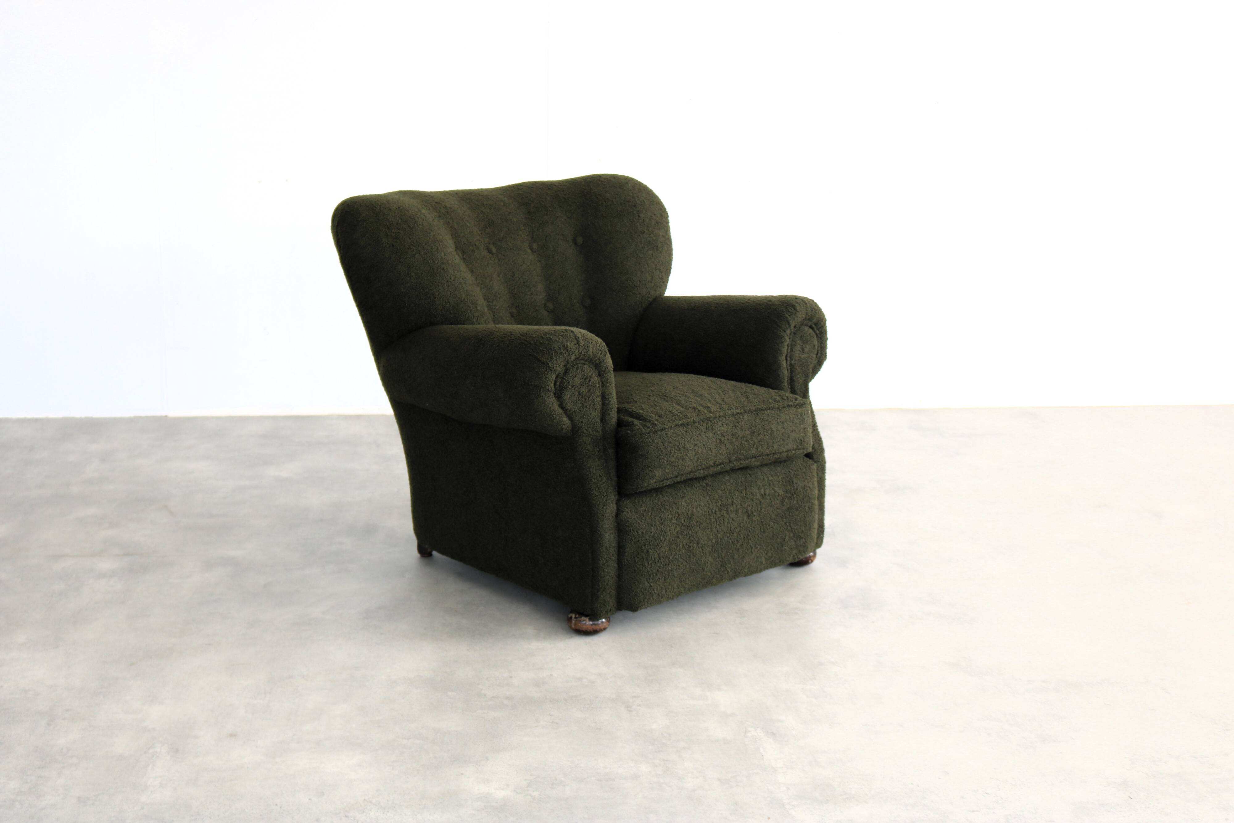 fauteuil vintage | années 1950 | Fritz Hansen | Danemark
