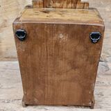 Art Deco teak wall display case