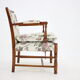1940s Antique Beech Armchair in Gobelin Fabric,Czechoslovakia