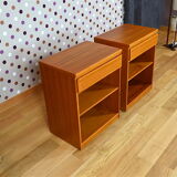 Low 1960 teak Scandinavian Design furniture
