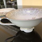 Old German porcelain cup and plate