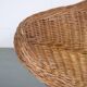 1970s Wicker Lotus chair from the Netherlands