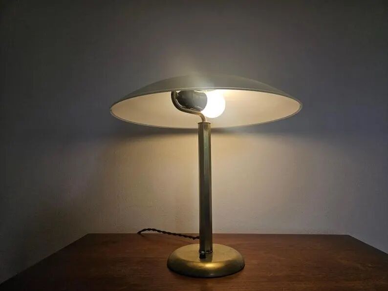 Extremely Rare Art Deco Table or Desk Lamp, Germany, 1930s