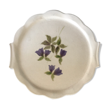 Plat décor floral