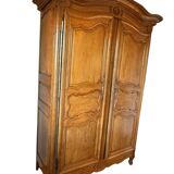 18th century Louis XV oak bridal wardrobe