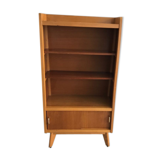 Bibliothèque vintage pieds compas années 50 60