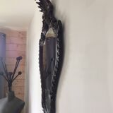 Antique beveled mirror