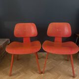 set of 2 Vitra DCW chairs