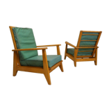 Pair of system chairs, late 1940s