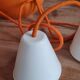 Paire de suspensions topan pendant VP6 par Verner Panton